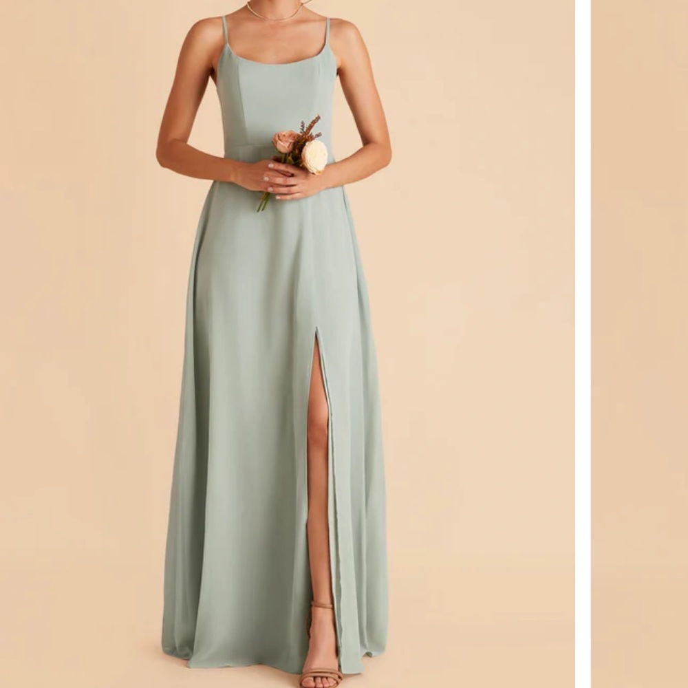 Birdy Grey Sage Green Spaghetti Strap Maxi Dress